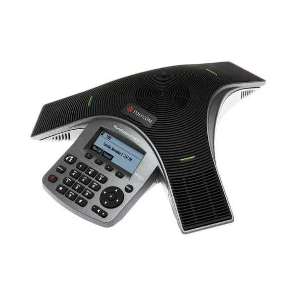 Polycom audio and video conference system conference phone Octopus optional Bluetooth/wireless omnidirectional microphone Office phone landline SoundStation IP5000-POE
